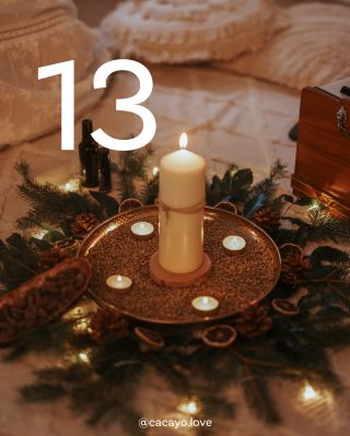 13. Okénko našeho adventního kalendáře se otevírá spolu s @luci_je_kakaova 🕯️ SVATÁ LUCIE | 13. 12. Svátek svaté Lucie...